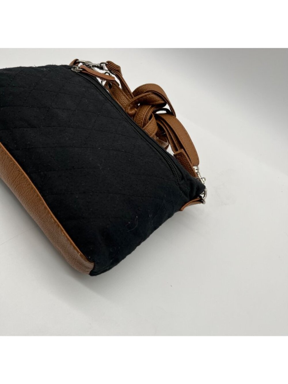 Stone Mountain Black Fabric Crossbody Bag - Picture 8 of 10
